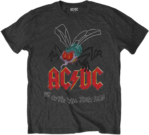 AC/DC AC/DC Majica Fly on the Wall Unisex Charcoal Grey XL