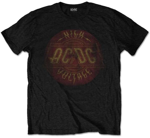 AC/DC AC/DC Majica High Voltage Vintage Unisex Black XL