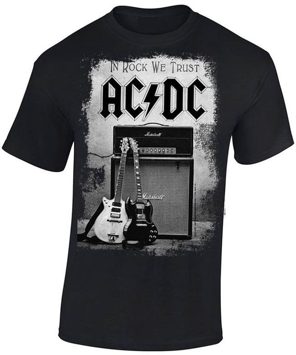 AC/DC AC/DC Majica In Rock We Trust Black 2XL