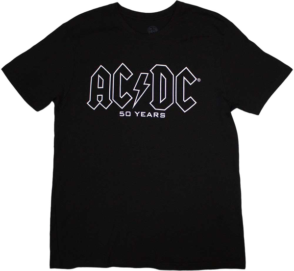 AC/DC AC/DC Majica Logo History Unisex Black S