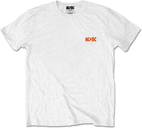 AC/DC AC/DC Majica Logo Unisex White L