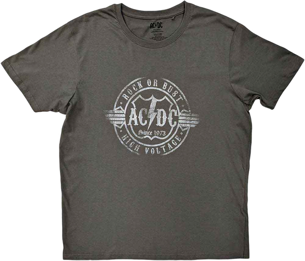 AC/DC AC/DC Majica Rock or Bust Unisex Charcoal Grey M