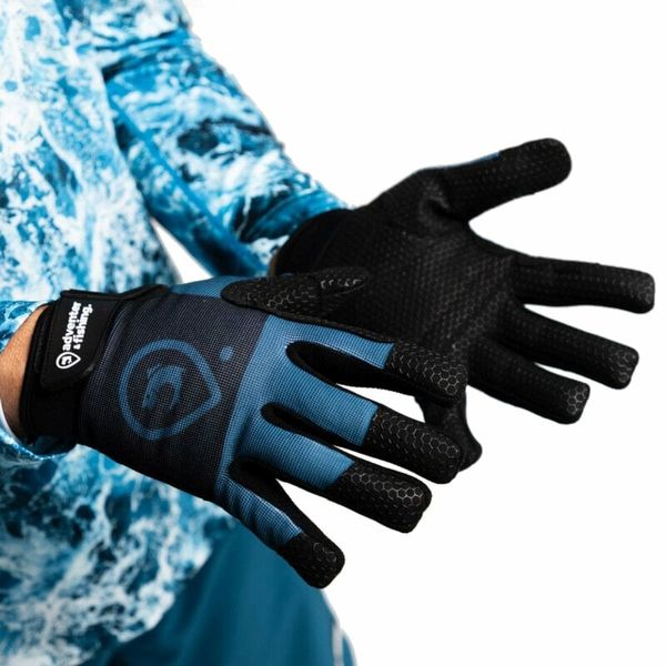 Adventer & fishing Adventer & fishing Rokavice Gloves For Sea Fishing Petrol Long L-XL