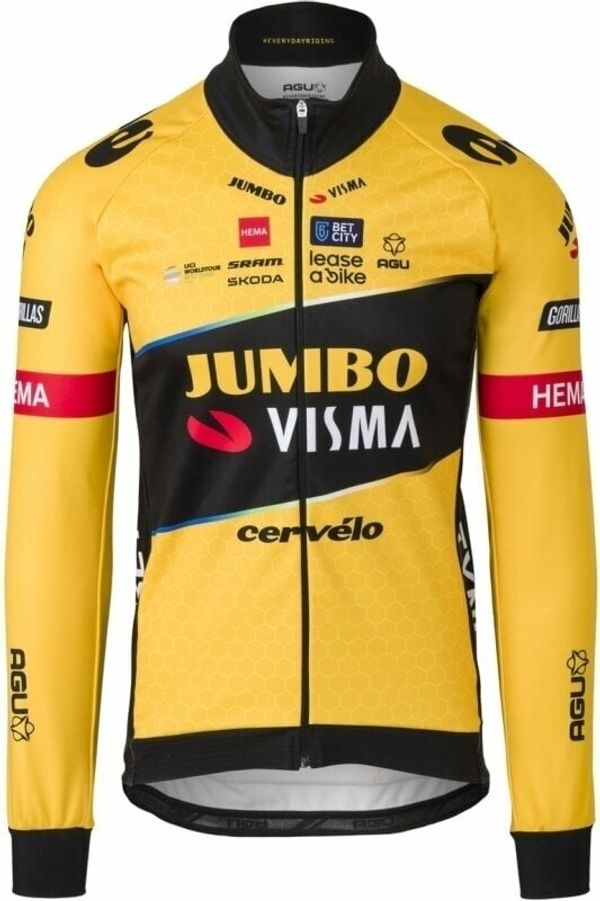AGU AGU Replica Jacket Team Jumbo-Visma Jersey Yellow S