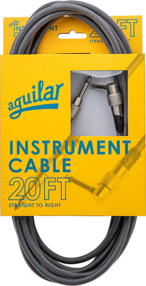 Aguilar Aguilar INST-20RS 20ft / 6‚10 m Kotni - Ravni Instrumentalni kabel