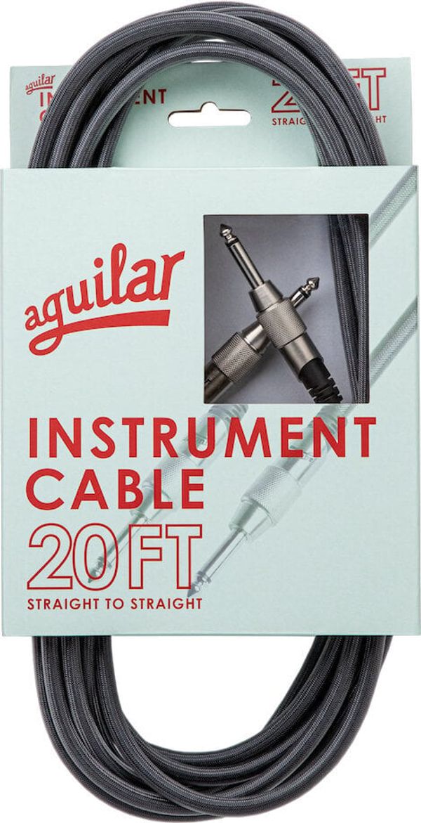 Aguilar Aguilar INST-20SS 20ft / 6‚10 m Ravni - Ravni Instrumentalni kabel