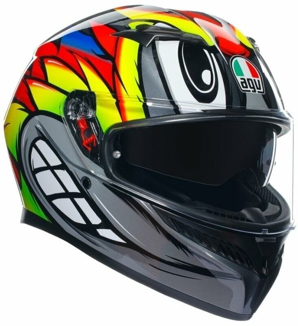 AGV AGV K3 Birdy 2.0 Grey/Yellow/Red L Čelada