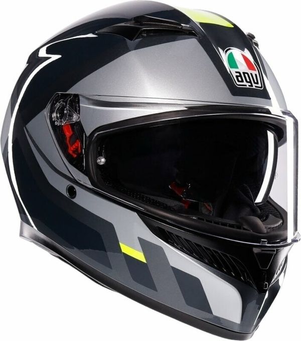 AGV AGV K3 Shade Grey/Yellow Fluo XL Čelada