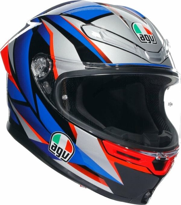 AGV AGV K6 S Slashcut Black/Blue/Red L Čelada