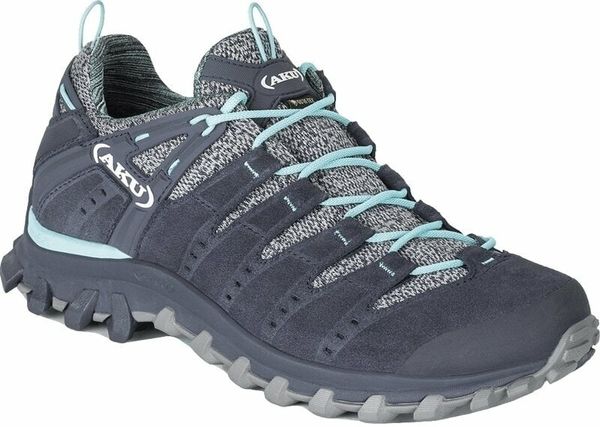 AKU AKU Alterra Lite GTX Anthracite/Light Blue 38 Ženski pohodni čevlji