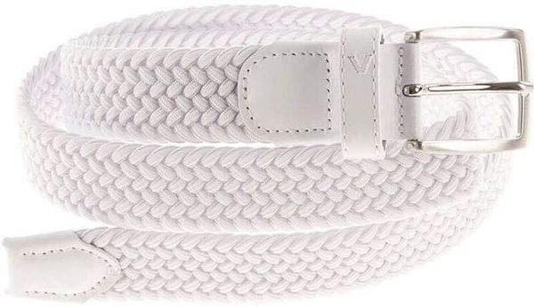 Alberto Alberto Basic Braided Mens White 100 cm Pasovi