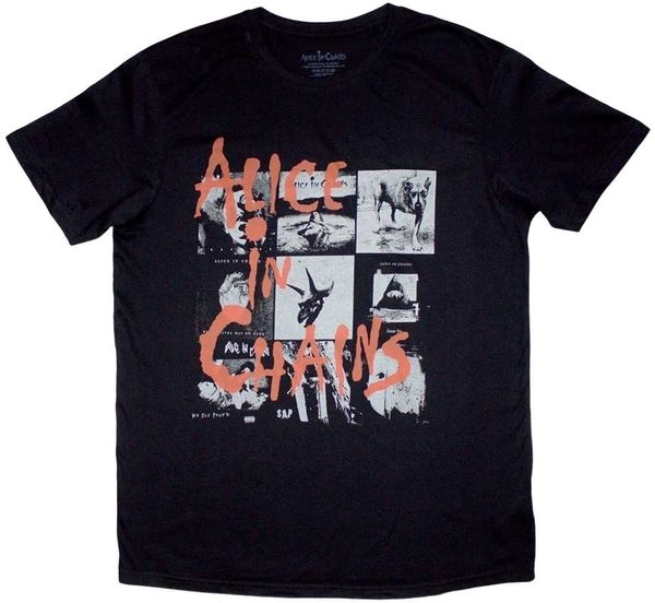 Alice in Chains Alice in Chains Majica Albums Montage Unisex Black L