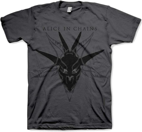 Alice in Chains Alice in Chains Majica Black Skull Unisex Charcoal Grey M
