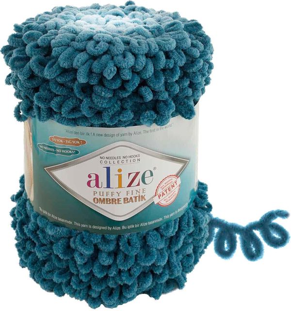 Alize Alize Puffy Fine Ombre Batik 7263 Pletilna preja