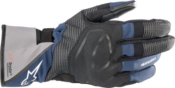 Alpinestars Alpinestars Andes V3 Drystar Glove Black/Dark Blue L Motoristične rokavice