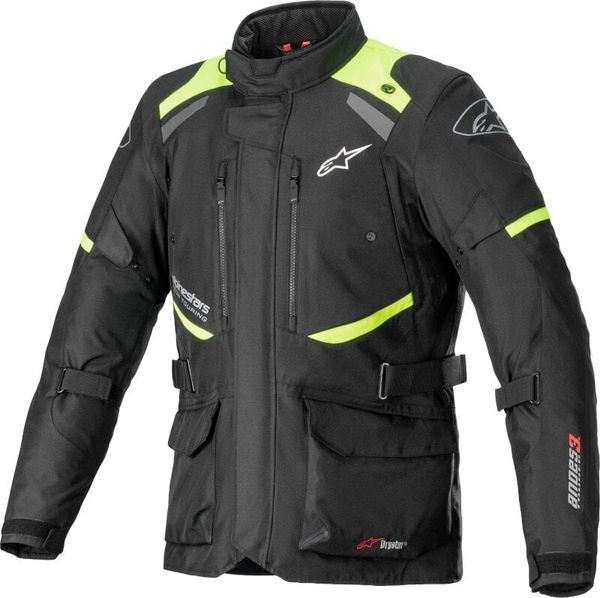 Alpinestars Alpinestars Andes V3 Drystar Jacket Black/Yellow Fluo 2XL Tekstilna jakna