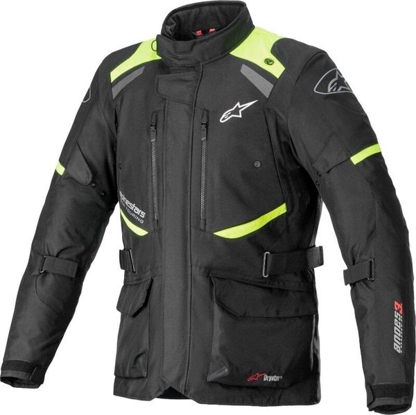 Alpinestars Alpinestars Andes V3 Drystar Jacket Black/Yellow Fluo M Tekstilna jakna