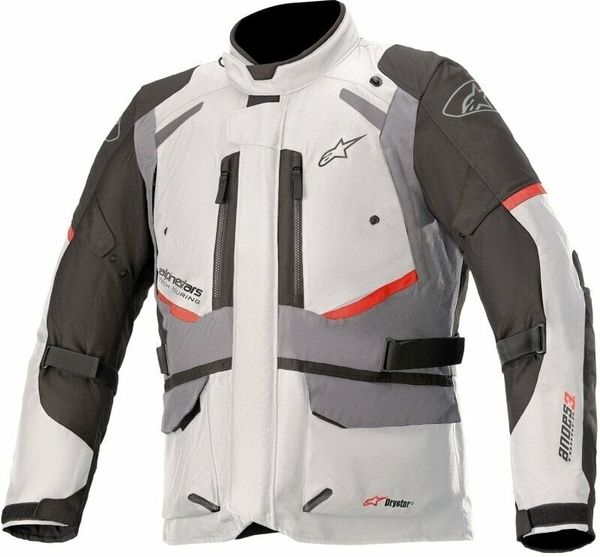 Alpinestars Alpinestars Andes V3 Drystar Jacket Ice Gray/Dark Gray XL Tekstilna jakna