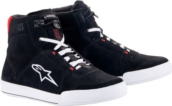 Alpinestars Alpinestars Chrome Shoes Black/Cool Gray/Red Fluo 40 Motoristični čevlji