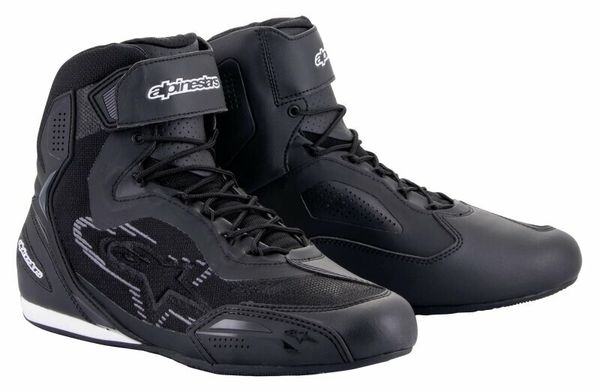 Alpinestars Alpinestars Faster-3 Rideknit Shoes Black/Dark Gray 41 Motoristični čevlji