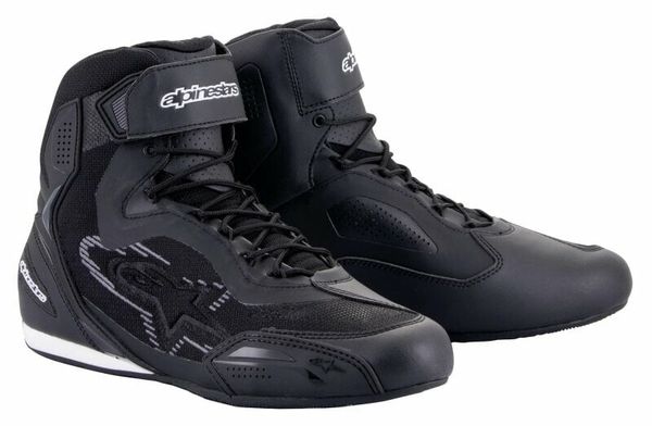 Alpinestars Alpinestars Faster-3 Rideknit Shoes Black/Dark Gray 42 Motoristični čevlji