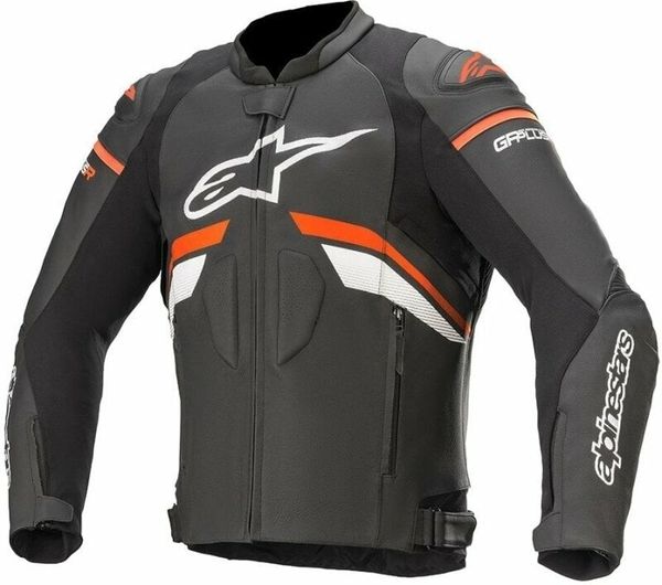 Alpinestars Alpinestars GP Plus R V3 Leather Jacket Black/Red Fluorescent/White 50 Usnjena jakna