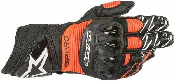 Alpinestars Alpinestars GP Pro R3 Gloves Black/Red Fluorescent L Motoristične rokavice