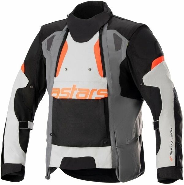 Alpinestars Alpinestars Halo Drystar Jacket Dark Gray/Ice Gray/Black 2XL Tekstilna jakna