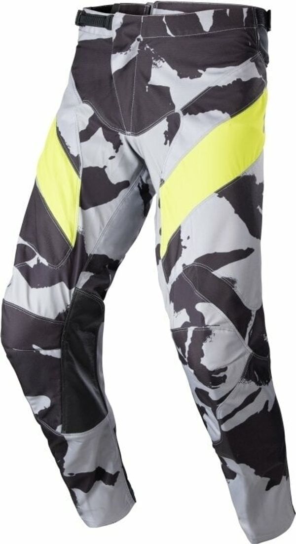 Alpinestars Alpinestars Racer Tactical Pants Gray/Camo/Yellow Fluorescent 34 Motokros hlače
