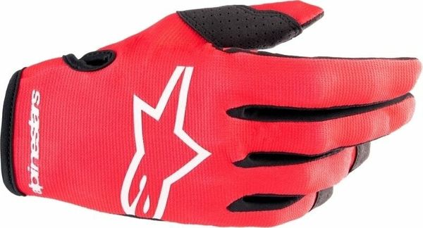 Alpinestars Alpinestars Radar Gloves Red/White 2XL Motoristične rokavice