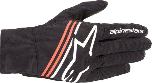 Alpinestars Alpinestars Reef Gloves Black/White/Red Fluo 2XL Motoristične rokavice