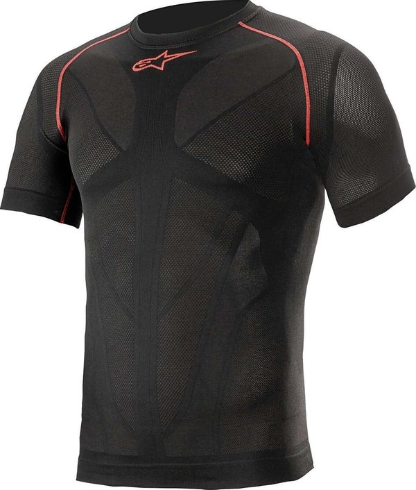 Alpinestars Alpinestars Ride Tech V2 Top Short Sleeve Summer Black Red M/L