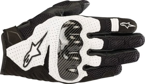 Alpinestars Alpinestars SMX-1 Air V2 Gloves Black/White 2XL Motoristične rokavice