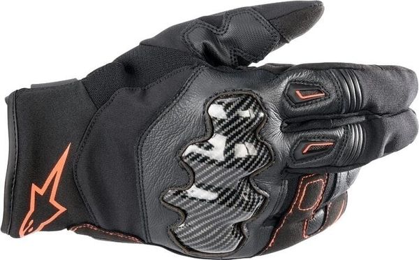 Alpinestars Alpinestars SMX-1 Drystar Gloves Black/Red Fluo L Motoristične rokavice