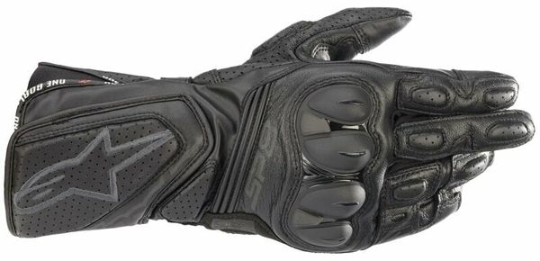 Alpinestars Alpinestars SP-8 V3 Leather Gloves Black/Black 3XL Motoristične rokavice