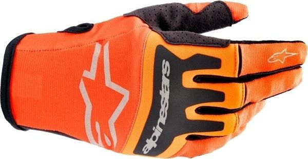 Alpinestars Alpinestars Techstar Gloves Hot Orange/Black S Motoristične rokavice