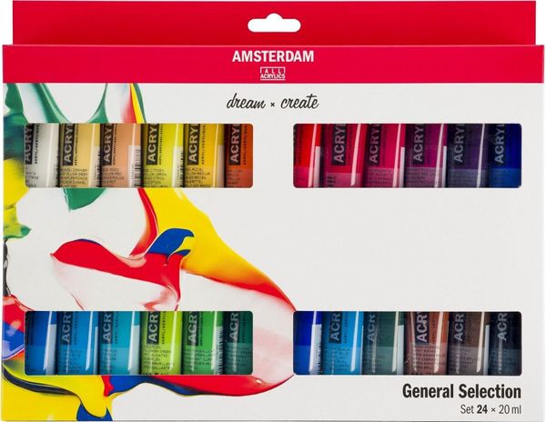 Amsterdam Amsterdam General Selection Set akrilnih barv 24 x 20 ml