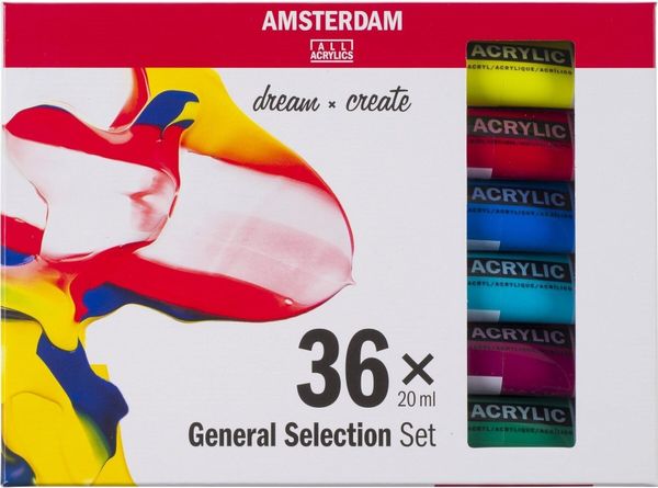 Amsterdam Amsterdam General Selection Set akrilnih barv 36 x 20 ml