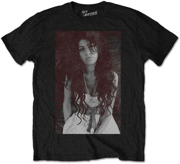 Amy Winehouse Amy Winehouse Majica Back to Black Chalk Board Unisex Black 2XL