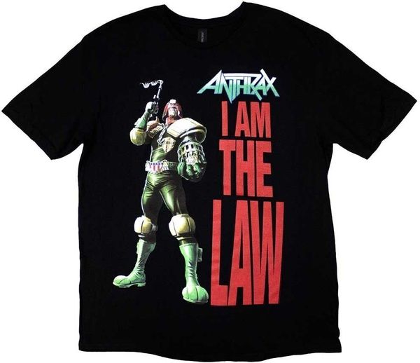 Anthrax Anthrax Majica I am the Law Unisex Black L