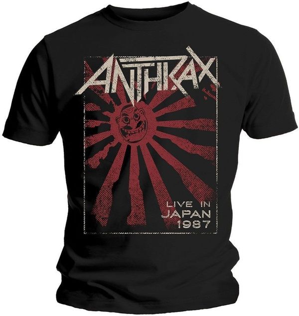 Anthrax Anthrax Majica Live in Japan Unisex Black 2XL