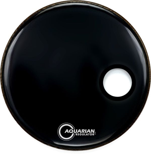 Aquarian Aquarian RSM18BK Regulator Port/Ring 18" Black Rezonančna opna za boben
