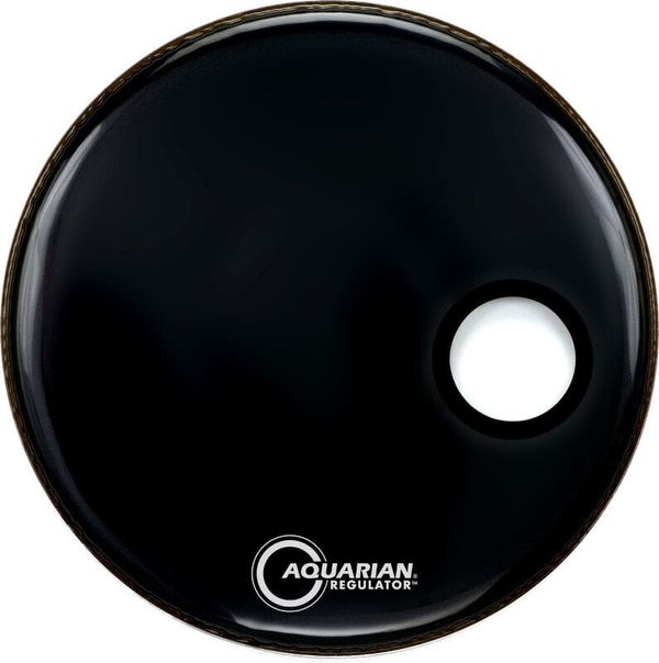 Aquarian Aquarian RSM22BK Regulator Port/Ring 22" Black Rezonančna opna za boben