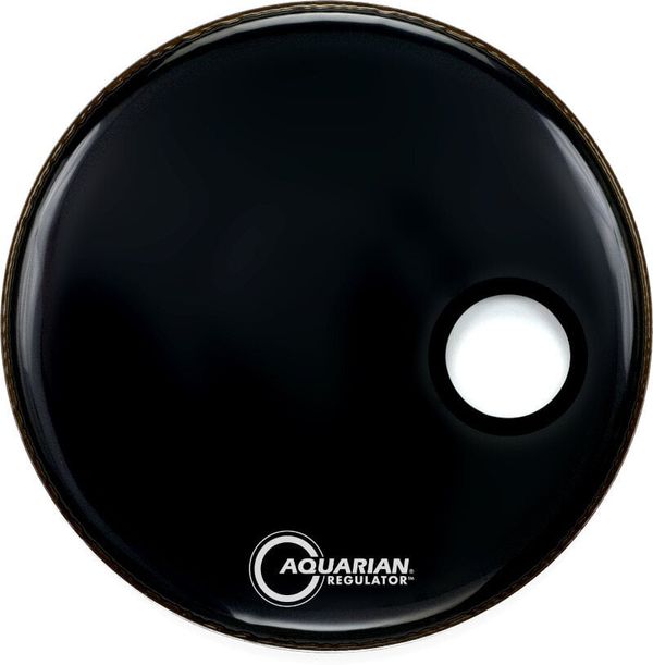 Aquarian Aquarian RSM24BK Regulator Port/Ring 24" Črna Rezonančna opna za boben