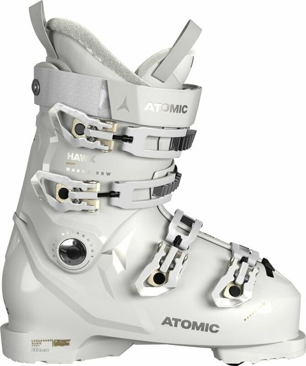 Atomic Atomic Hawx Magna 95 Women GW Ski Boots White/Gold/Silver 24/24,5 Alpski čevlji