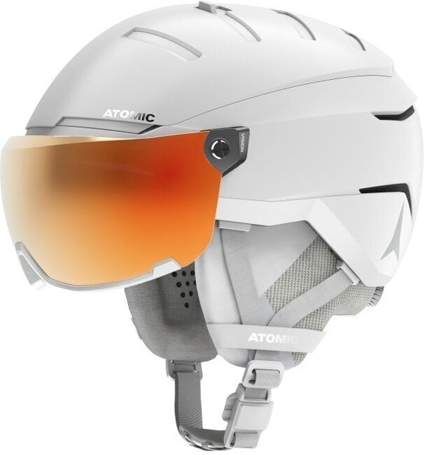 Atomic Atomic Savor GT Amid Visor HD White M (55-59 cm) Smučarska čelada