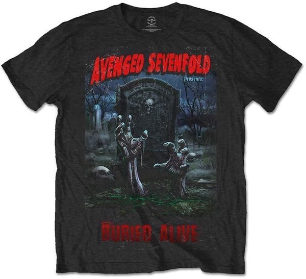 Avenged Sevenfold Avenged Sevenfold Majica Buried Alive Tour 2012 Unisex Black L