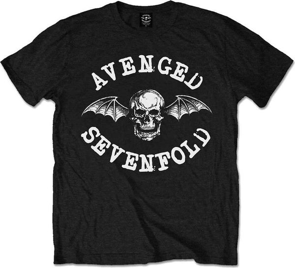 Avenged Sevenfold Avenged Sevenfold Majica Classic Deathbat Black L