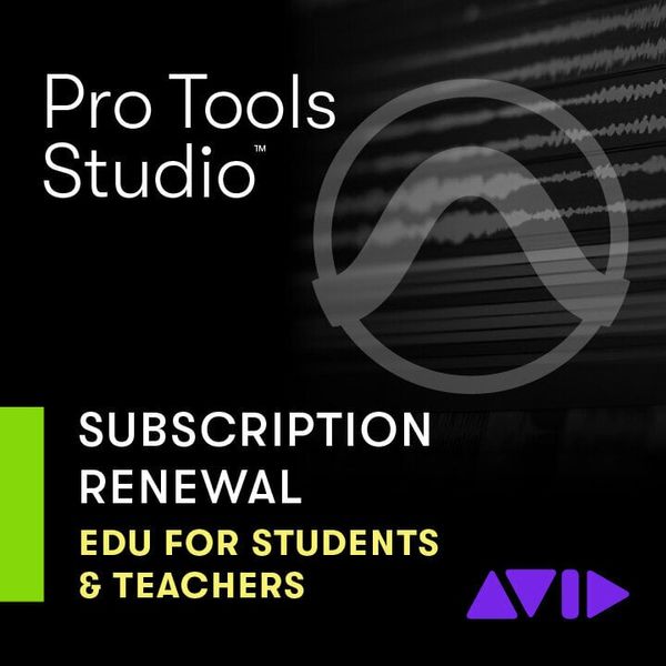 AVID AVID Pro Tools Studio Annual Paid Annual Subscription - EDU (Renewal) (Digitalni izdelek)