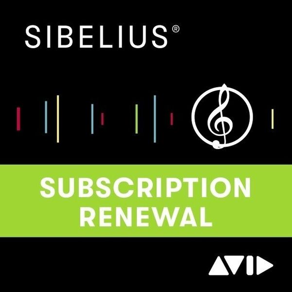 AVID AVID Sibelius 1Y Subscription - Renewal (Digitalni izdelek)